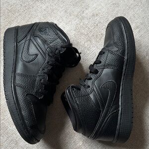 Air Jordan Kids Black Sneakers